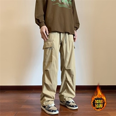 1506-1/KK5131/P47机能垂感阔腿工装裤男高街潮流百搭直筒宽松，男装工装外套，星座1506-1