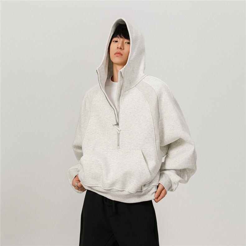 高品质cleanfit450g重磅套头版拉链卫衣外套TTTB17-特P78控128,男装卫衣,星座1315