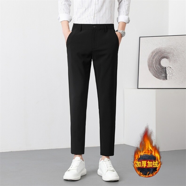 春秋新款小西裤男休闲裤男西装裤韩版潮流修身男士长裤子，男装西服套装，星座506A