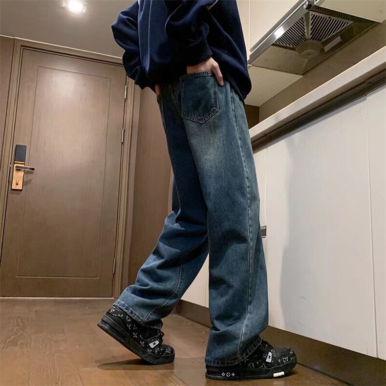 美式牛仔裤男款秋季长裤潮N6078P43,男装牛仔裤,星座1116-2