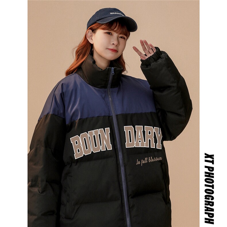 中性22冬季新品潮牌印花加厚连帽棉衣TPMY253P85控138特批无差价,男装棉衣,A247A