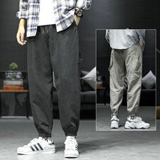 秋季休闲裤宽松束脚哈伦裤男士裤子潮流百搭长裤DF91T，男装休闲裤，电商A102