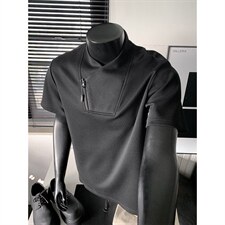 2026夏季新款270g华棉斜拉链宽松短袖T恤DT6263特P25建议零售价68,男装T恤,电商A001,电商基地 2026夏季新款270g华棉斜拉链宽松短袖T恤DT6263特P25建议零售价68,男装T恤,电商A001,电商基地