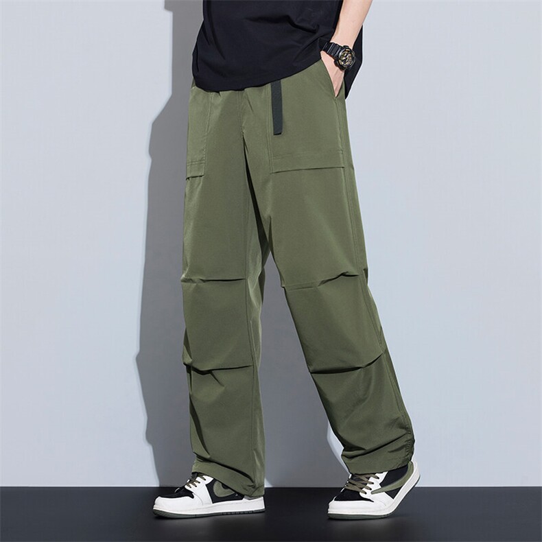 新款宽松冲锋裤冰感直筒休闲美式工装伞兵裤A436-2401-P38,男装休闲裤,电商A436