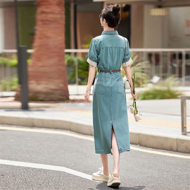 大量现货！洋气刺绣民族风连衣裙女2024夏季新款女装裙子,女装连衣裙,慧尚依恋
