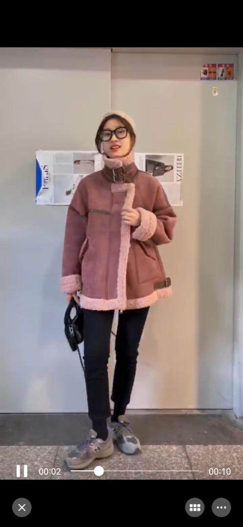 冬季皮毛一体机车服，其它，戈朴