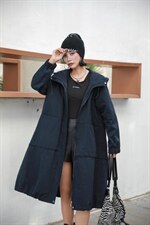 秋季中长款新品欧版经典风衣，女装风衣，得瑟空间