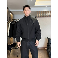 美式棒球服外套男款春秋季痞帅高级感工装飞行员夹克男生开春风衣，男装夹克，星座601-1