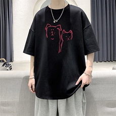 230g重磅纯棉短袖t恤男大码半袖半截袖DX17378-P20，男装T恤，电商A040