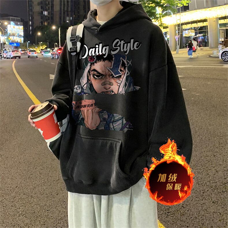 直播品质500克重磅美式做旧水洗卫衣SL1505-常规特P55加绒特P65,男装卫衣,电商A486