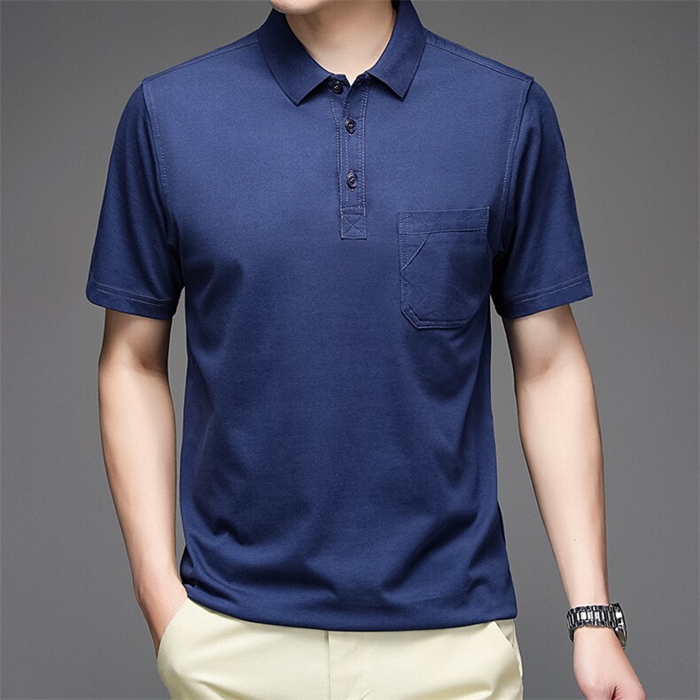 纯棉T恤短袖男2023夏季潮流半袖POLO衫上衣服NX8907-P55,男装Polo衫,星座1105-3