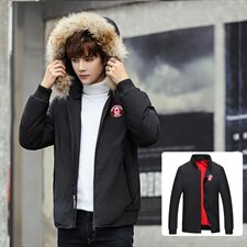 2020电商B247冬季新款韩版短款大毛领连帽抗寒羽绒服潮1877-P360，男装羽绒服，电商B247