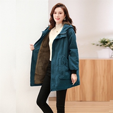 2023年新款派克服加绒加厚棉衣棉服736-1款，女装棉衣/棉服，秋牧寒烟