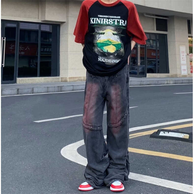 美式牛仔裤男款秋季长裤潮NB69P78,男装牛仔裤,星座1116-2