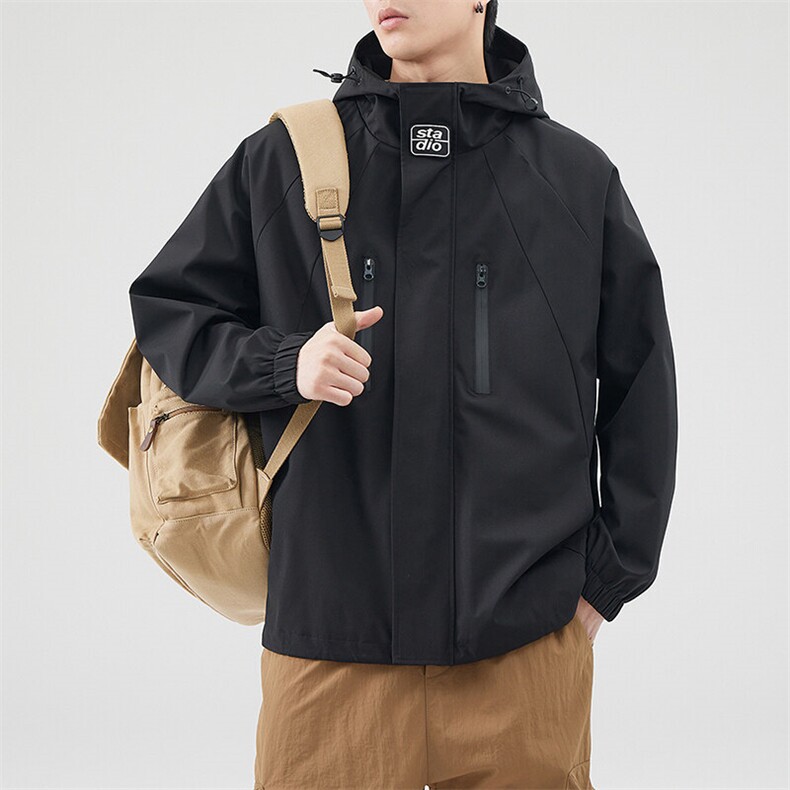秋季现货户外夹克男连帽冲锋衣外套DSA157B-JK7812-P68,男装夹克,电商A157B
