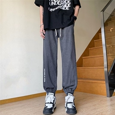美式vibe裤子高街水洗牛仔裤男设计感小众拉链裤B8018P38，男装牛仔裤，星座1116-2
