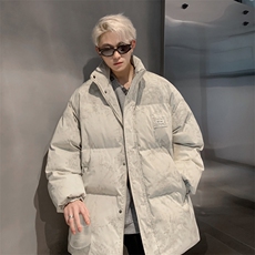 W8212P120控168冬季新款扎染花边刺绣休闲棉服羽绒棉上衣棉衣，男装棉衣，电商B205