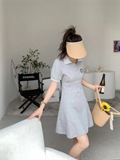 沐沐2022夏百搭连衣裙，女装连衣裙，沐·沐