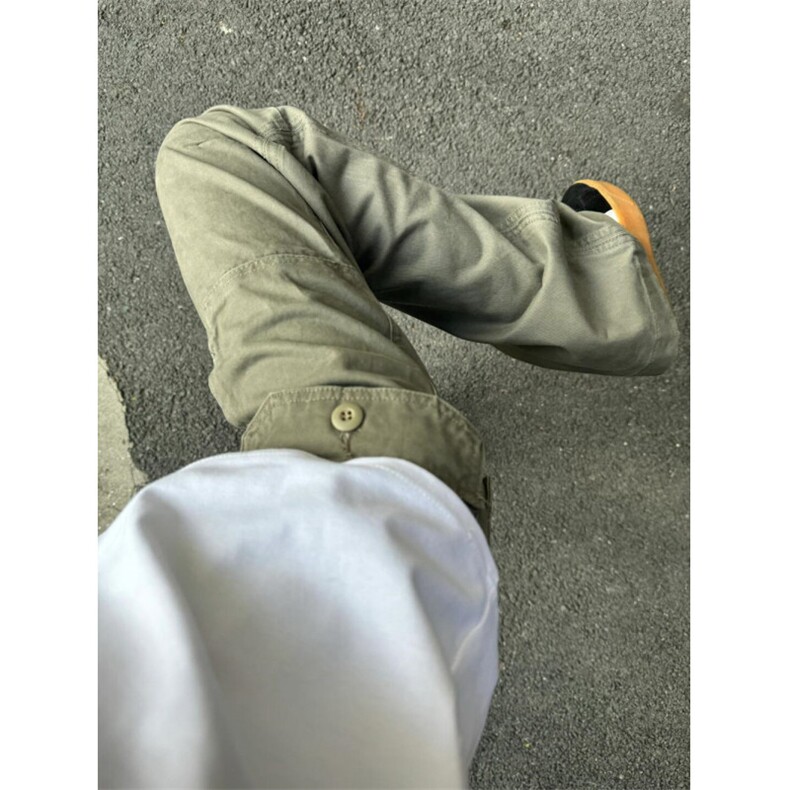 多口袋工装裤男生宽松直筒阔腿长裤子复古街头休闲裤KX803,男装休闲裤,星座1116A（原606A-3）