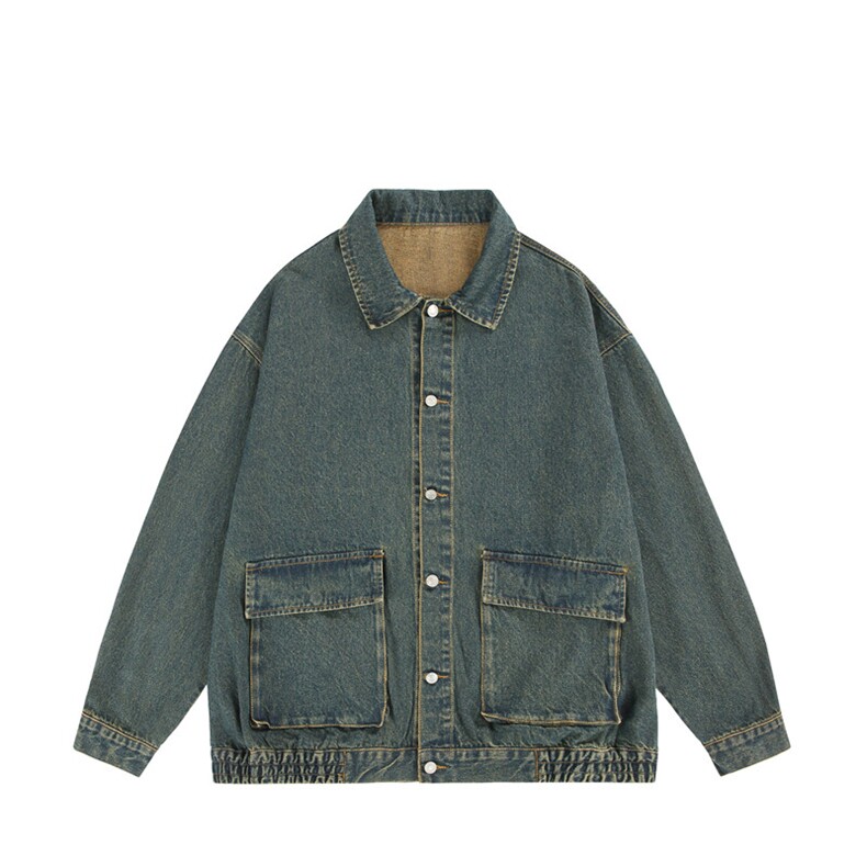 25春季新款牛仔水洗韩版复古夹克外套N33/P85128，男装夹克，星座202-1