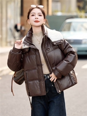 现货2025年冬季新款白鸭绒时尚休闲韩版保暖羽绒服，女装羽绒服，悦祺