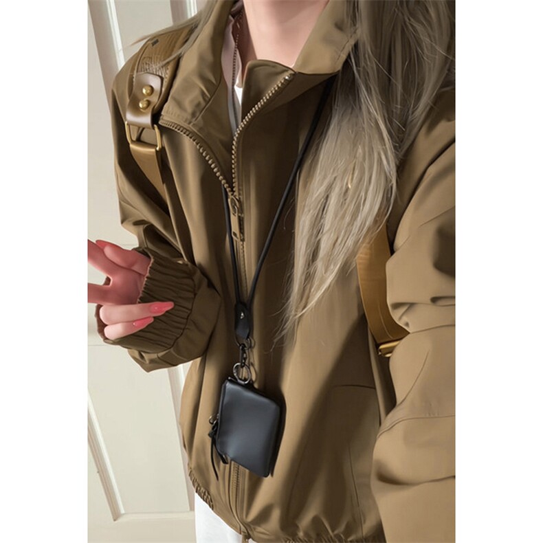 高品质春装新款老钱风美式高街解构立领棒球服飞行夹克休闲外套潮,男装夹克,电商A486-1