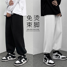中性2023秋冬卫裤高弹健康布聚酯纤维WK01-1特批23，男装休闲裤，星座718-1