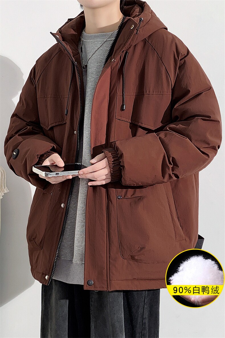 2023冬上新加绒加厚羽绒服保暖冲锋衣外套男女8313-P220控价318,男装羽绒服,电商A441-1