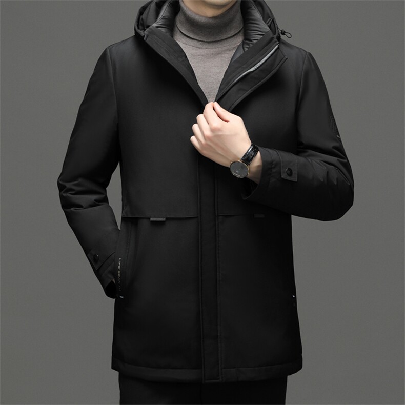 BEYR68080钱塘2020-2中年男士冬季厚款连帽百搭商务羽绒服P290图片