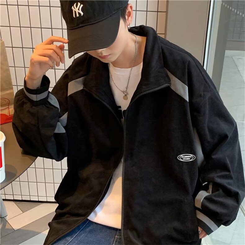 外套男休闲春秋棒球服韩版潮流宽松ins百搭秋季衣服2025新款夹克,男装夹克,星座1210-1