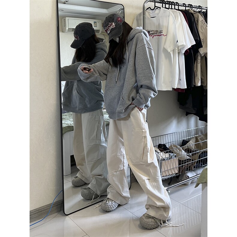 B221美式ins街头hiphop宽松工装休闲裤子LK23122-P65控88,男装休闲裤,电商B221