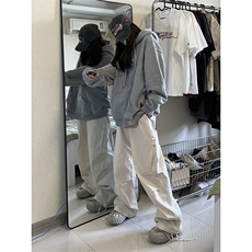 B221美式ins街头hiphop宽松工装休闲裤子LK23122-P65控88，男装休闲裤，电商B221