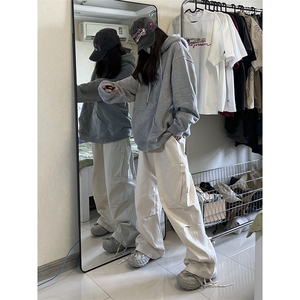 B221 美式ins街头hiphop宽松工装休闲裤子 LK23122-P65 控88图片