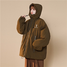 现货中性冲锋棉衣女刺绣连帽棉服1118-1-Q121-P85限价108，男装棉衣，星座1118-1