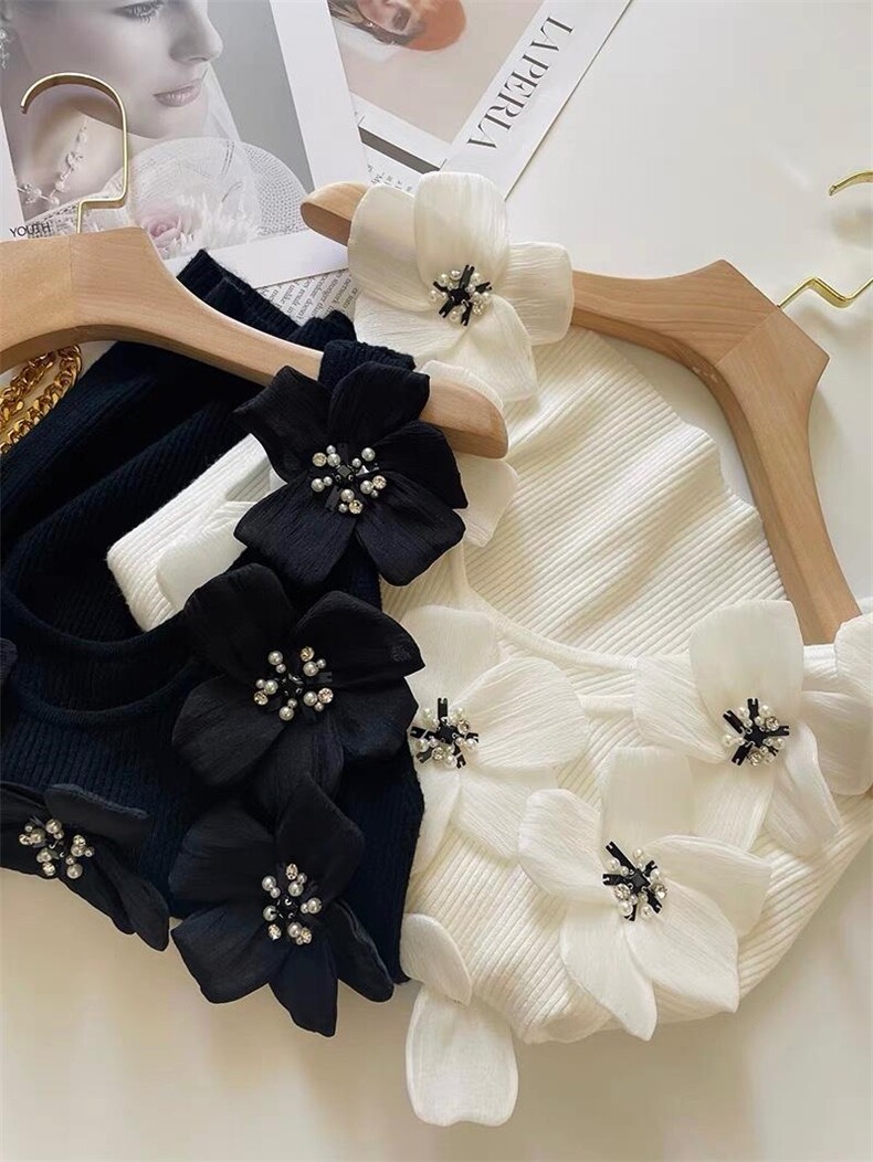 【现货】立体花背心精致款背心背心，女装背心吊带，CHERRY·印