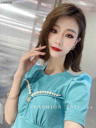 钉珠假两件，女装，迈时尚