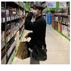 P39网络图YM94重磅针半拉链针织衫黑色灰色蓝色M~3XL，男装针织衫/毛衣，星座506A
