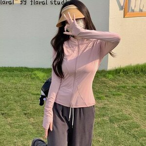 修身防晒衣女2025新款冰丝夏季防紫外线薄款透气收腰显瘦防晒女款图片