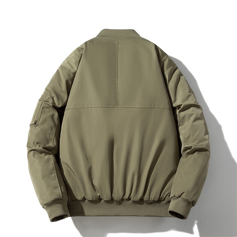 现货2色秋冬带帽可拆卸飞行服外套棉服夹克,男装棉衣,电商A105