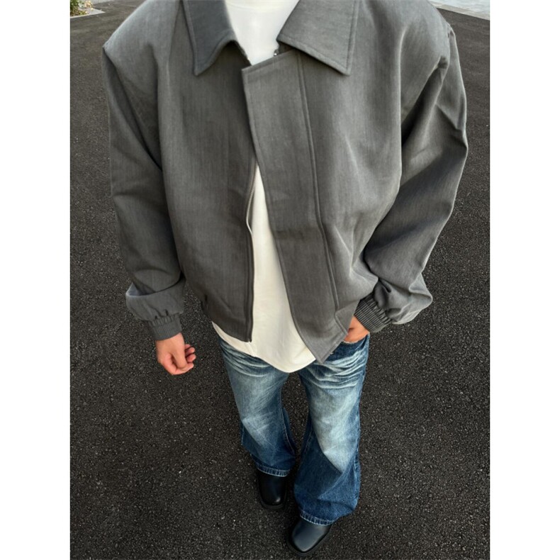 【有货】cleanfit短款行政夹克外套男高级感痞帅XZ-255LL-P75,男装夹克,星座1007（原301D）