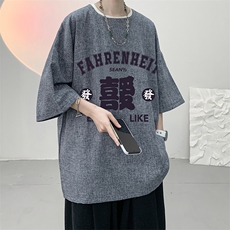 风复古亚麻短袖男棉麻t恤男半袖ZT71256-P35，男装T恤，电商A040