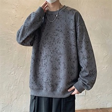 改华棉扎染圆领卫衣【现货】C403A-T95-特P28，男装卫衣，电商C403A