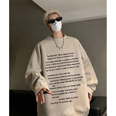 抖音得物供货提供视频秋冬重磅美式麂皮绒圆领卫衣JY307，男装卫衣，电商A486