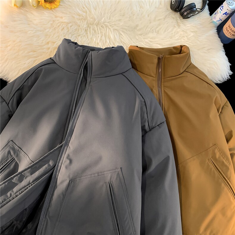 !2025新款加厚棉服冬季工装抽绳棉衣服815A-MM98222-P88特,男装棉衣,星座815A