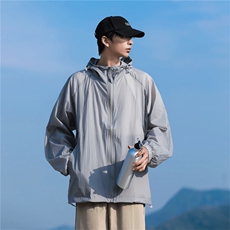 2024夏季户外轻薄透气防晒衣男潮牌速干冰丝防晒服现货W8188-P40，男装防晒衣，星座512-4