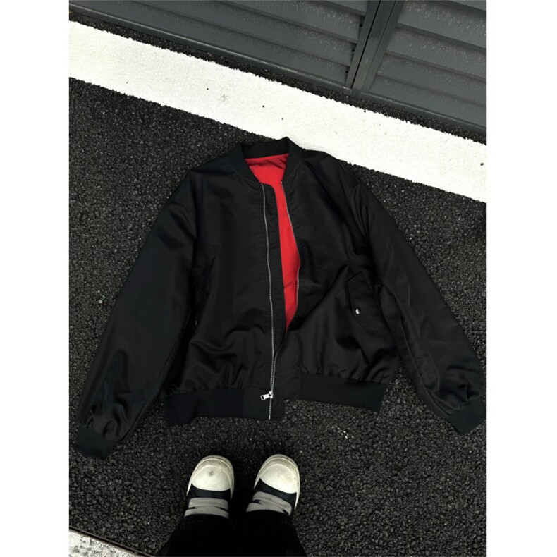 原创自制款！撞色内衬飞行服夹克外套，现货！1005-FWWT03-P88,男装夹克,星座1005