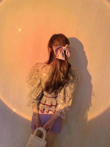 夏季新款雪纺碎花上衣，女装，SHES 是色