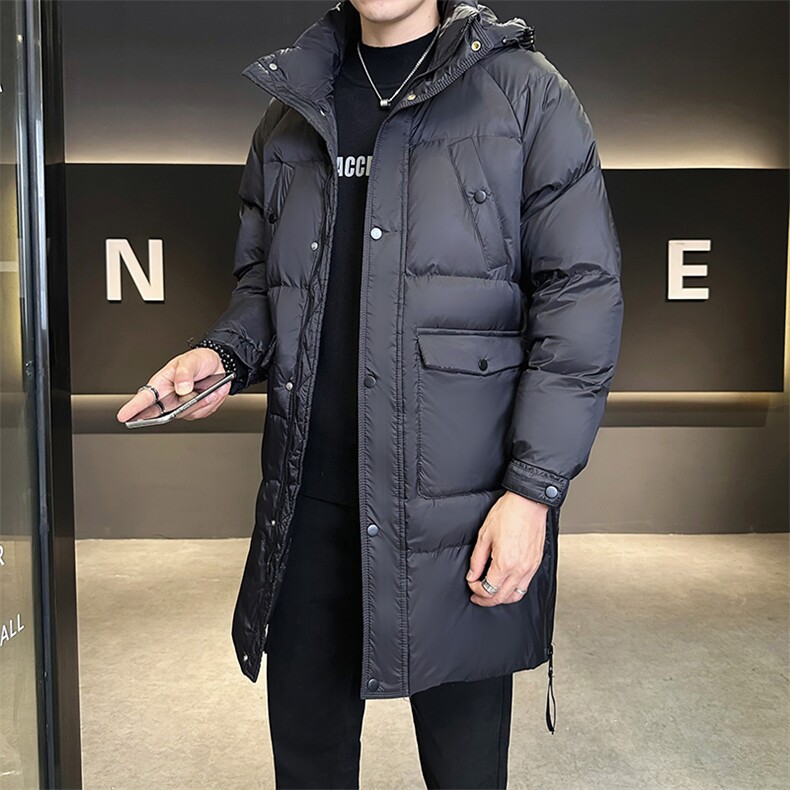 冬季新款中长款羽绒服男连帽可脱卸保暖外套B321-YR988-P215,男装羽绒服,电商B321-1