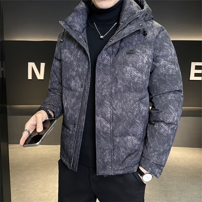 大货标50灰鸭绒男装羽绒服连帽C317-Y7865-P225控298,男装羽绒服,电商C317