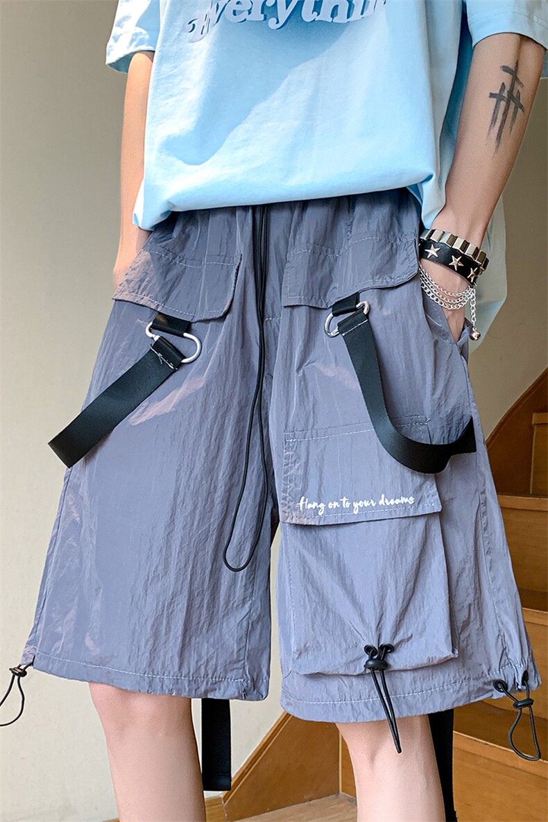 8XL-M特大码五分裤户外登山裤冲锋裤短裤男防水裤DK1502P49控68,男装休闲裤,电商D206-1